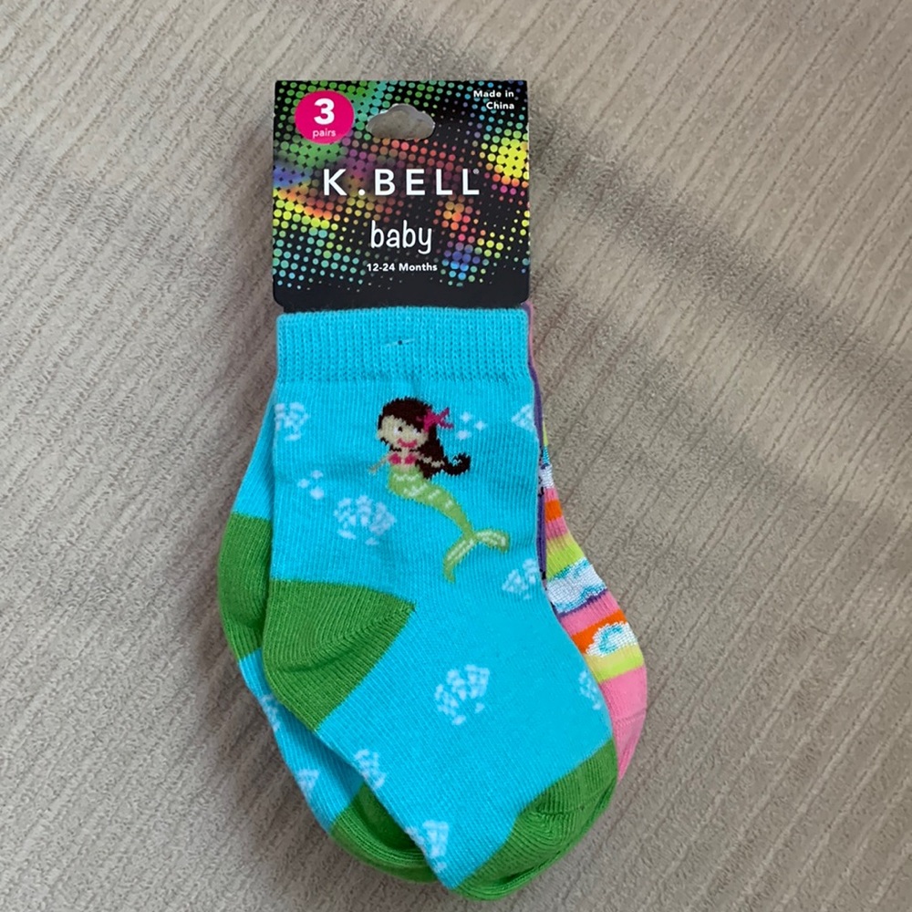 K. Bell Baby Socks